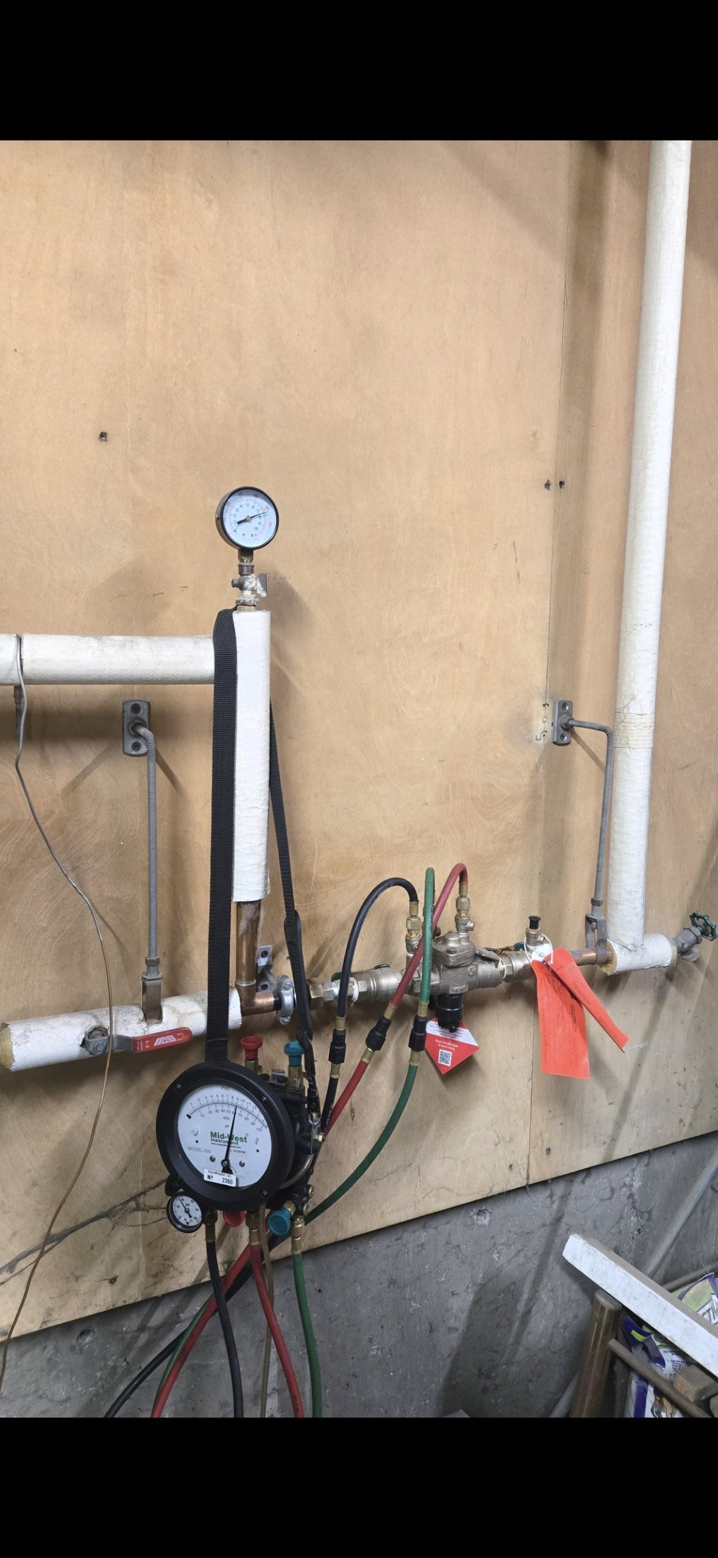 Backflow preventer assembly tested by Flow Forge Mechanical in Calgary
