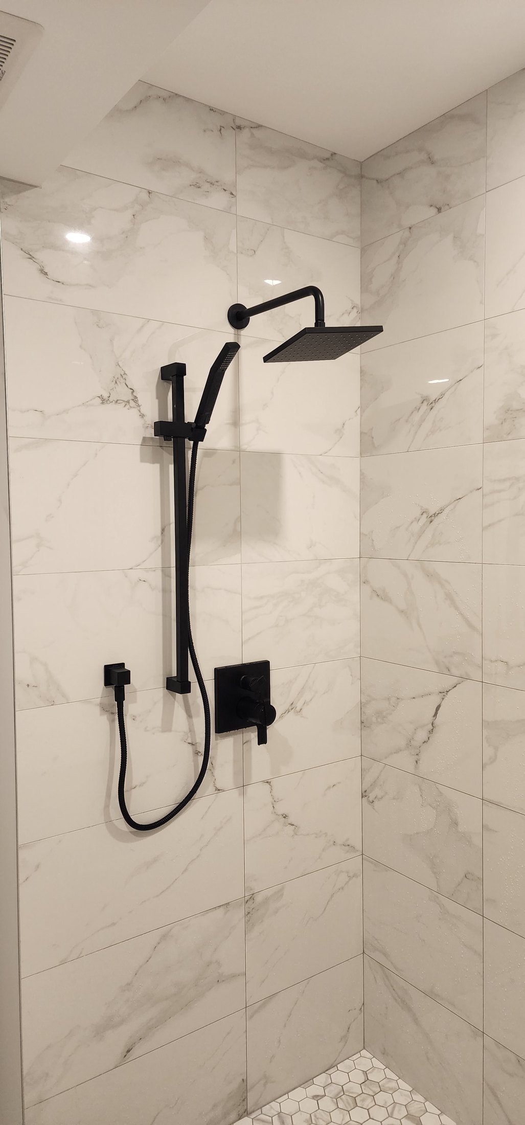 Bathroom plumbing rough-in completed by Flow Forge Mechanical Calgary
