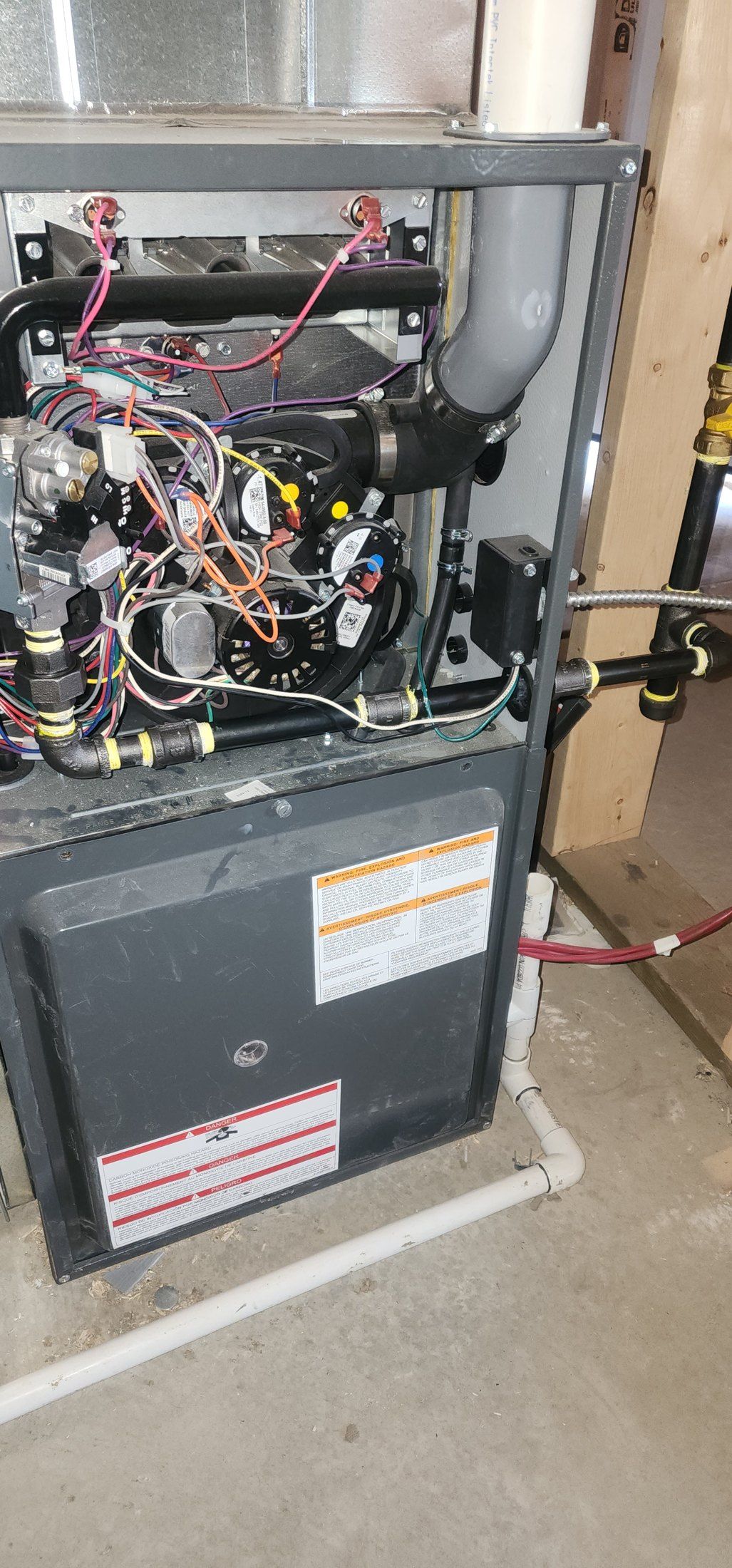 Annual furnace maintenance and tune-up performed by Flow Forge in Calgary
