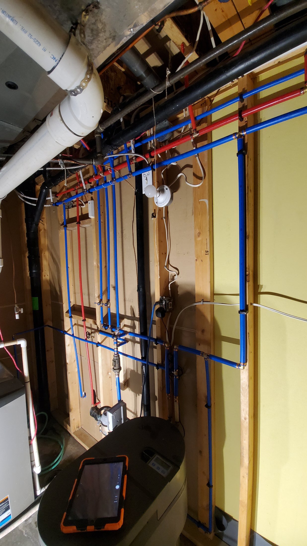Poly-B replacement with PEX piping by Flow Forge Mechanical Calgary